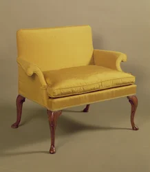 Queen Anne liefdesstoel met cabriole poten, ca.1710